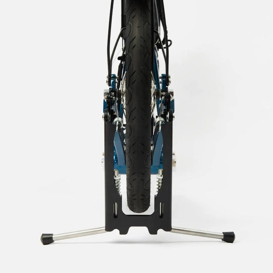 Rear-mounted SwiftyONE scooter kickstand